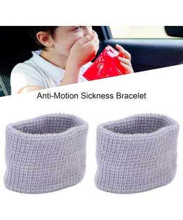 Nausea Relief Motion Sickness Wristbands for Travel | Effective Anti-Nausea Bracelet (Gray) - Shop Now - Buy Online on GoSupps.com