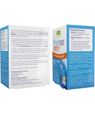 Advanced Prenatal Multivitamin & Pharmepa Complete EPA DHA rTG Omega 3 1000mg Pregnancy Support Bundle by Igennus - Buy Online on GoSupps.com