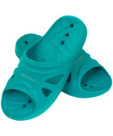 Aqua Speed flip -flop + microfiber towel |Ladies |Men |Shower sandals |Bathing flaps |Swimming pool shoes |Sauna shoes |Bathing shoes |Sauna sandals |Shower shoes |Sliders |Slide |Slipper 35 EU Florida Kinder 02