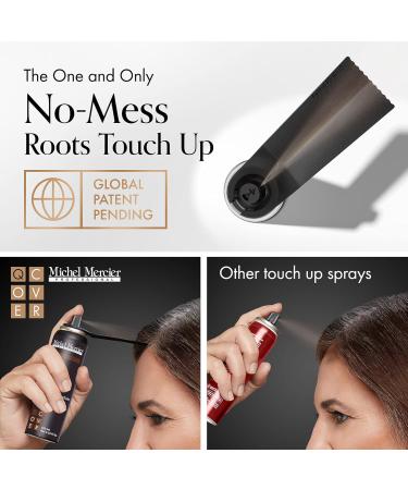 Buy Michel Mercier Hair Root Touch Up Spray - Dark Brown | Fast & Easy Grey Hair Concealer for All | Protects Hairline & Scalp Health - Buy Online on GoSupps.com