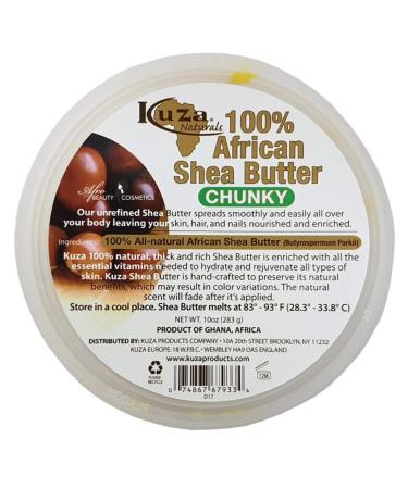 KUZA African Shea Butter for Skin Hair and Nails 283 g