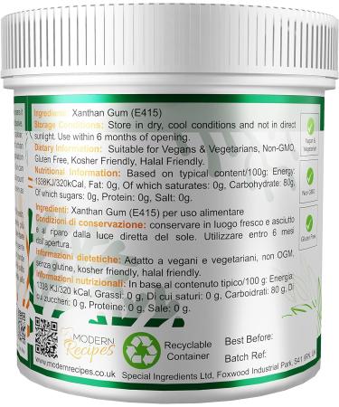 Premium Quality Xanthan Gum 1kg - Vegan Friendly, Gluten Free | Extra Fine Texture - Pack of 1 - Buy Online on GoSupps.com