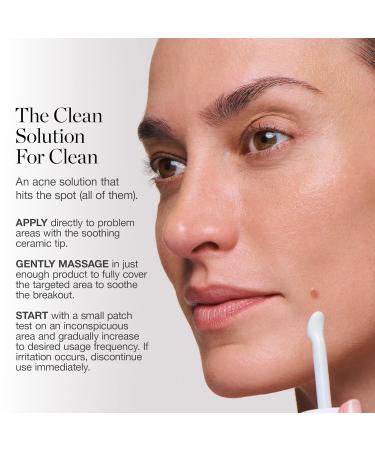 Ogee Plant-Based Acne Treatment for Face with Salicylic Acid - Targeted Acne Spot Treatment with Soothing Ceramic Application Tip - Buy Online on GoSupps.com