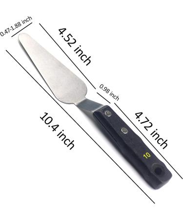 5pcs Large Painting Knife Set by AebDerp - Stainless Steel Palette Knives for Artists - Buy Online on GoSupps.com