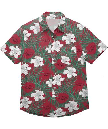 Purdue Boilermakers Floral Tropical Button Up Shirt - Official NCAA College Team Logo - Team Color Style - Buy Online on GoSupps.com
