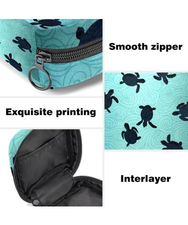 Ocean Life Napkin Storage Bag for Menstrual Products | Portable Turtles Design | Ideal for First Period & Women s Care - Buy Online on GoSupps.com