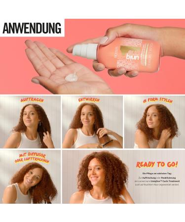 Revlon Professional Uniqone Curly Hair Leave-in Treatment 230ml | Vegan Multi-Benefit Cream for Curly Wavy & Kinky Hair | International Shipping Available - Buy Online on GoSupps.com