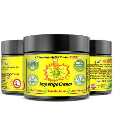 Impetigo Cream with Tea Tree Oil for Adults & Kids - Antibiotic Ointment for Fast Scar Healing and Antifungal Skin Treatment - Buy Online on GoSupps.com
