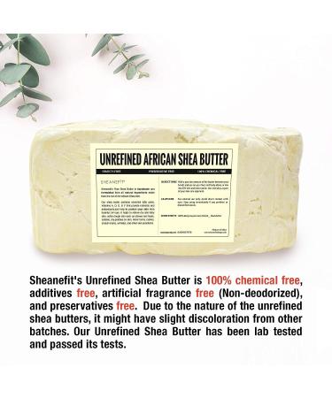 10lb Raw Unrefined Ivory African Shea Butter Bulk Bar - DIY Body Butter Making - Shea Moisture for Skin Care - 1 Pack - Buy Online on GoSupps.com