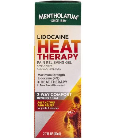 Mentholatum Lidocaine Heat Pain Relieving Gel Maximum Strength Heat Therapy 2.7 Fl Oz - Assorted - Buy Online on GoSupps.com