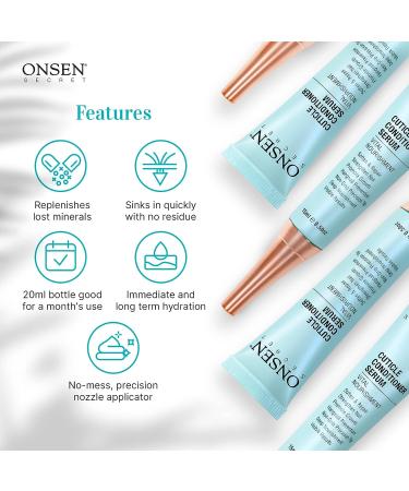 Onsen Secret Cuticle Cream & Foot Cream Bundle - Deep Repair, Moisturizes Nails & Heels | Organic Ingredients for Dry Cracked Feet - Buy Online on GoSupps.com