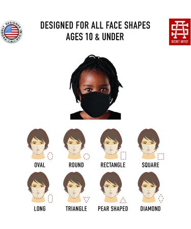 Reversible Unisex Face Mask - Washable & Reusable | X-Small to Small Fit | Charcoal Grey/Black - Buy Online on GoSupps.com