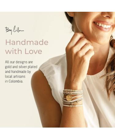 By Lilla Sunlight Stack Ponytails - Set of 8 Hair Ties and Bracelets in Rose/Starfish/Gold - Buy Online on GoSupps.com