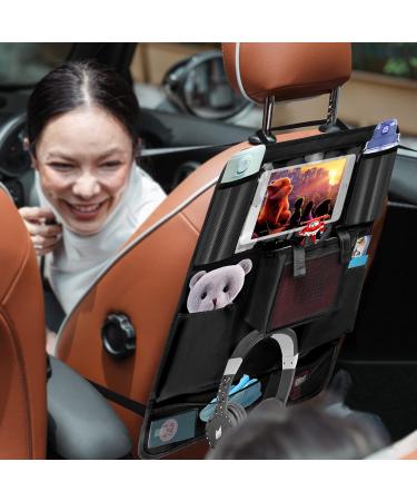 Toniebox Holder Car Organiser with Tablet Bag - Seat Back Cover for Kids' Car Accessories - Black - Buy Online on GoSupps.com