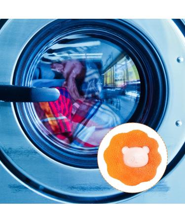 Luckious 6PCS Sponge laundryappliance - Reusable Anti-Tangle Adsorption Sponge Laundry Balls for Washing Machine Pet Hair Remover Washing Machine Dryer Ball (Orange+Blue) - Buy Online on GoSupps.com