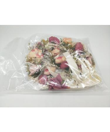 Csirnto Flower Wreath Hair Jewelry for Brides | Adjustable Korolla Frontal Ligaments | Perfect for Weddings Festivals & Beach Photos - Buy Online on GoSupps.com