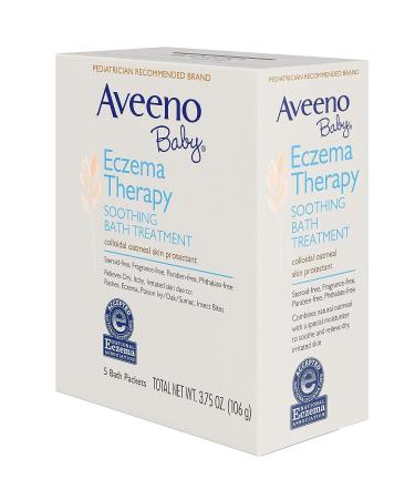 AVEENO Baby Fragrance Free Soothing Bath Treatment Packets 5 ea (Pack of 3) - Gentle Relief for Sensitive Skin - Buy Online on GoSupps.com
