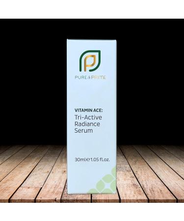 VITAMINE ACE: TRI-ACTIVE RADIANCE SERUM All-Natural Enriched with Vitamins A C E for Perfect Complexion - Anti-Aging Brightening Nourishing - 30ml - Buy Online on GoSupps.com
