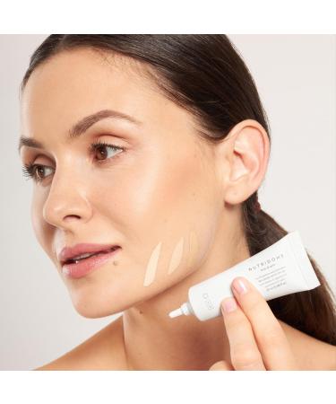 Nutridome | BB cream for face | SPF50 | Hyaluronic acid | Vitamin C | Squalane | Vegetable oils | Evens out skin tone | Lightens pigment spots | Shade: Light Beige | 25 ml - Buy Online on GoSupps.com