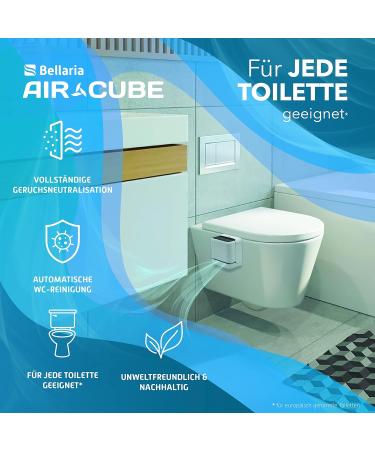 Bellaria Flower Breeze Fragrance Insert for Air Cube | Fresh & Floral Bathroom Toilet Odor Eliminator - Buy Online on GoSupps.com