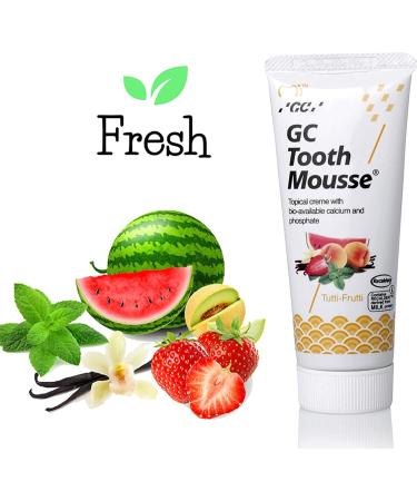 GC Tooth Mousse Recaldent Tutti-Frutti 40g - Effective Dental Care for Stronger Teeth | Shop Internationally - Buy Online on GoSupps.com
