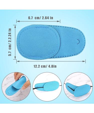Luter 6-Piece Large Eye Flaps for Lazy Eye | Amblyopia & Strabismus for Kids & Adults (Blue) - International Shipping Available - Buy Online on GoSupps.com