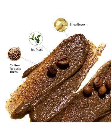 COBA S DAUGHTER 100% Robusta Coffee Body Scrub with Matcha & Shea Butter | Vegan Exfoliant | Reduces Stretch Marks & Cellulite | Safe for Pregnancy | Clean Beauty (10.6 Oz - Buy Online on GoSupps.com