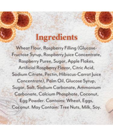 Roland Foods Raspberry Tartlette Cookies - Specialty Imported, 7.05 oz, 12 Count (Pack of 20) - Buy Online on GoSupps.com