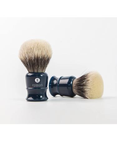 Epsilon badger shaving brush two-row blue 52/26 mm Standard nico