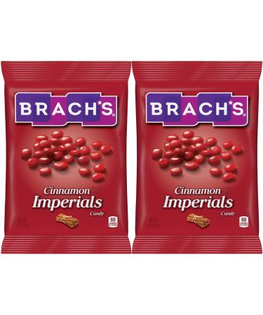 Brach's Cinnamon Imperials Candy 9 Oz Bag (Pack of 2 Bags) (18 Ounces Total Weight) Cinnamon 9 Ounce (Pack of 2)