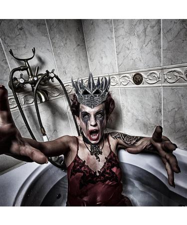 Halloween Crow Crown | Crow Costume Crown - Gothic Headpiece Costume Accessory Crown Cosplay for Women and Girls - Buy Online on GoSupps.com