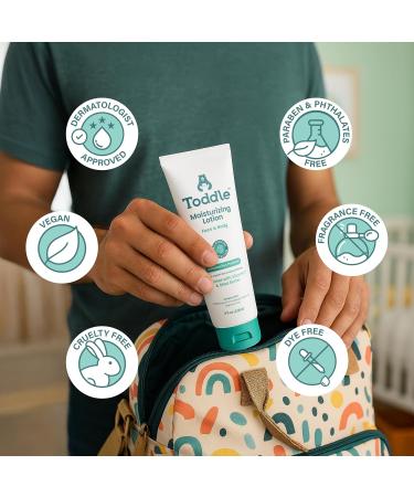Toddle Probiotic Moisturizing Lotion for Face and Body and Prebiotic Mineral Sunscreen for Kids SPF 50 - Travel Size Bundle 1.7oz Each - Buy Online on GoSupps.com