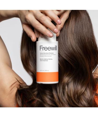 Freewill Volume Boosting Shampoo Volumizing Shampoo Helps Enhance Hair Volume Appearance of Thicker Fuller Hair Without Drying or Weighing Hair Down 8.5 oz - Buy Online on GoSupps.com