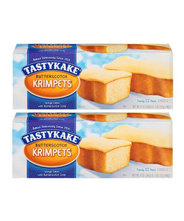 Tastykake Butterscotch Krimpets Tastykakes by Tastykake (2 Boxes), 12 Count (Pack of 2)