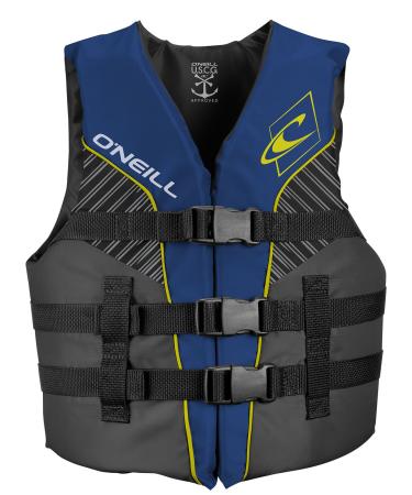 O'Neill Youth SuperLite USCG Life Vest One Size Pacific/Smoke/Black:Yellow