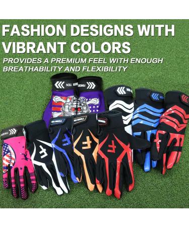 Buy Finger Ten American Football Receiver Gloves for Youth Girls | Waterproof Impact Protection | Size L (Ages 5-14) - Buy Online on GoSupps.com