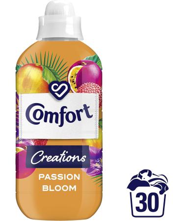 Comfort Creations Passion Bloom Fabric Conditioner 900ml - 100 Days of Freshness - Tropical Scent - 30 Washes (Pack of 1) - Buy Online on GoSupps.com