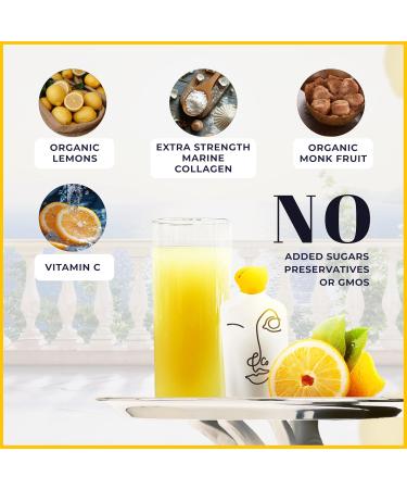 LEMON & CO. Liquid Collagen for Women | Collagen Water Mix with 5000mg Marine Collagen Peptides, Organic Lemons & Vitamin C | Daily Elixir for Skin, Nails, Hair, Gut | No Preservatives, No Sugar - Buy Online on GoSupps.com
