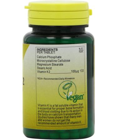 Health Plus Vitamin K2 100g Joint and Bone Health Supplement - 60 Tablets - Buy Online on GoSupps.com