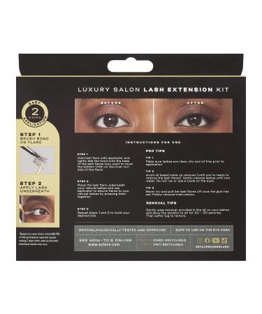 Shop Eylure Underlash Salon Lash Extension Kit | 30 Curl Flares - Bond Applicator & Remover - 7 Day Wear - International Shipping - Buy Online on GoSupps.com