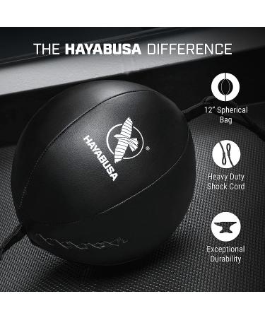 Hayabusa Double Ended Bag Classic Sphere - Black  12 Inches - Buy Online on GoSupps.com