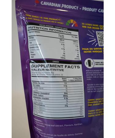 Yummy Sports Whey Protein Powder Isolate - 27g Protein Per Serving - Grass Fed Fast Absorbing Protein - Vegan Zero Sugar Keto Friendly Protein Supplement - 30 Servings 2 LBS - Creamy Eggs - Buy Online on GoSupps.com