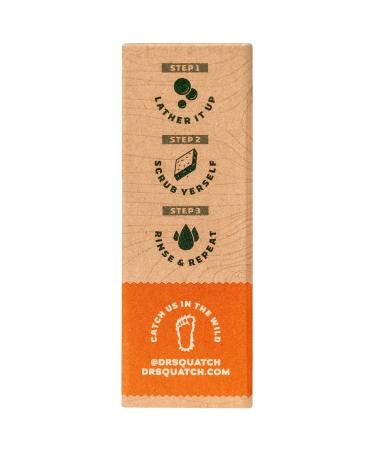 Dr. Squatch Cedar Citrus All Natural Bar Soap for Men 5 oz (3 Pack) - Zero Grit, Refreshing Cedar Scent - Buy Online on GoSupps.com