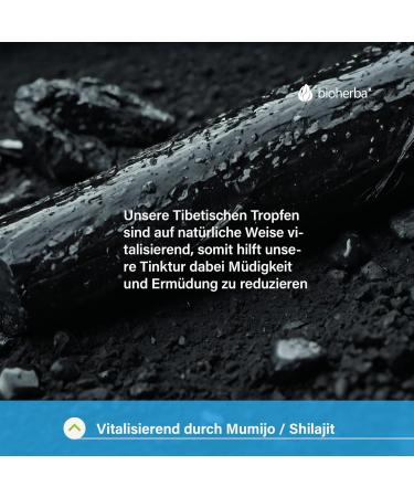 Biherba Mumijo Tincture 100ml - Tibetan Drops of Life with Garlic Chamomile & St. John's Wort | Highly Concentrated Herbal Health Supplement - Buy Online on GoSupps.com