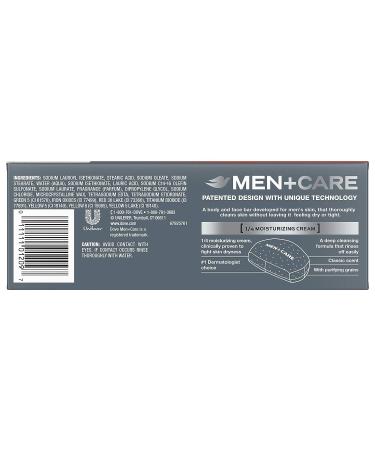 Dove Men+Care Moisturizing Body & Face Bar Soap - Deep Clean Formula, 3.75 oz, 6 Bars - Buy Online on GoSupps.com