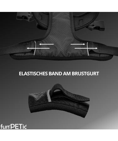 Buy Funpetic Dog Harnesses 2022 - Reflective Padded & Breathable Anti-Train Dishes for Small Medium & Large Dogs - Black M - Buy Online on GoSupps.com