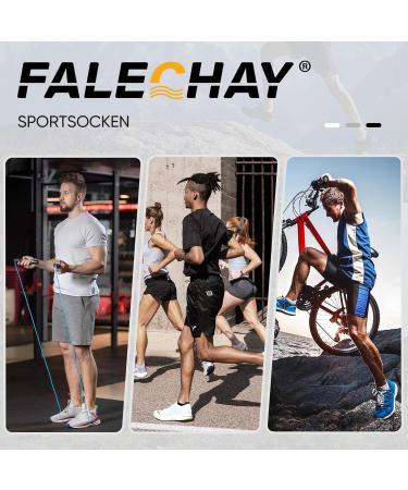 Falechay 8 Pairs Unisex Sneaker Socks - Breathable Cotton Sports Socks for Men & Women | Short Running Socks Size 35-38 - White - Buy Online on GoSupps.com
