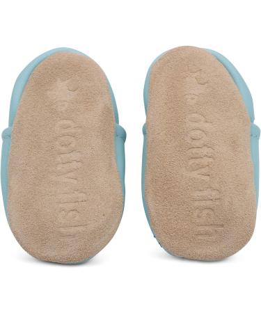 Dotty Fish Soft Leather Baby Shoes for Boys | Non Slip Toddler Shoes with Animal Designs | 0-6 Months - 4-5 Years | Crocodile Design - Buy Online on GoSupps.com