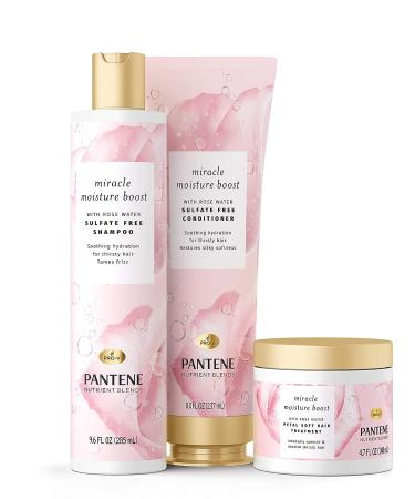 Pantene Rose Water Hair Treatment - Miracle Moisture Boost, 4.7 fl oz - Buy Online on GoSupps.com
