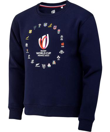 Shop Official Rugby World Cup 2023 XL Blue Sweatshirt | 20 Nations Collection - Buy Online on GoSupps.com